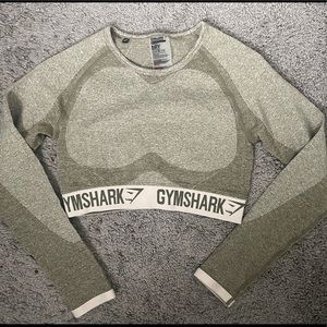GYMSHARK long sleeve cropped shirt